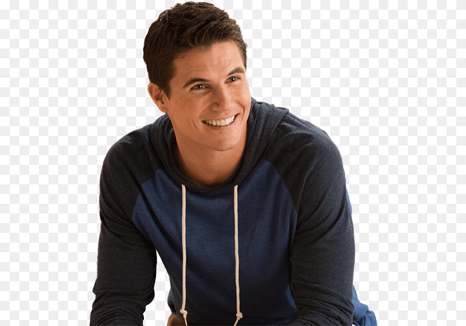Logan Lerman Robbie Amell, Adult, Sweater, Smile, Person Png