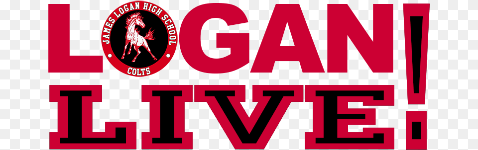 Logan Live James Logan High School Logo, Scoreboard, Animal, Horse, Mammal Png