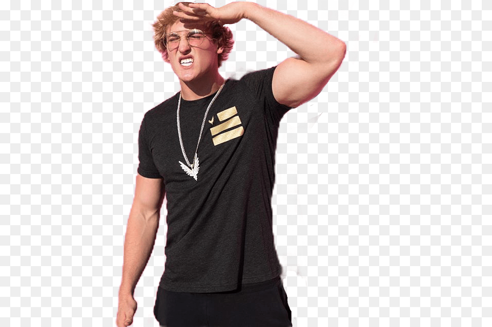 Logan Paul Instagram 2017, T-shirt, Clothing, Accessories, Person Free Png Download