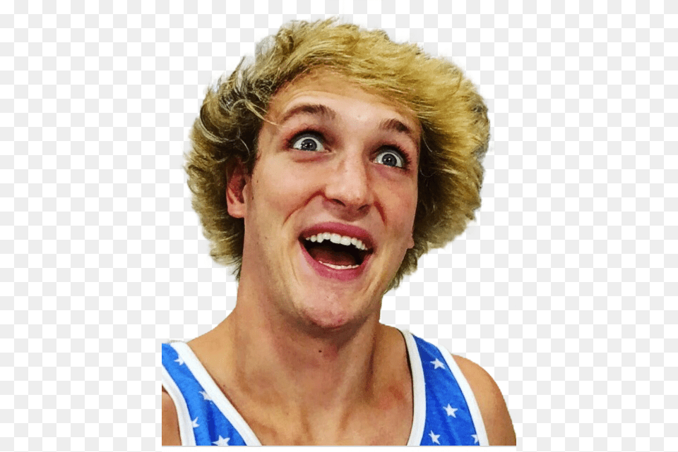 Logan Paul Logan Paul Face Cutout, Adult, Portrait, Photography, Person Png