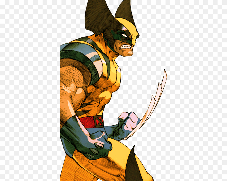 Logan Wolverine Marvel Vs Figurative Art X Men Wolverine Marvel Vs Capcom, Person, Samurai, Adult, Male Free Png Download
