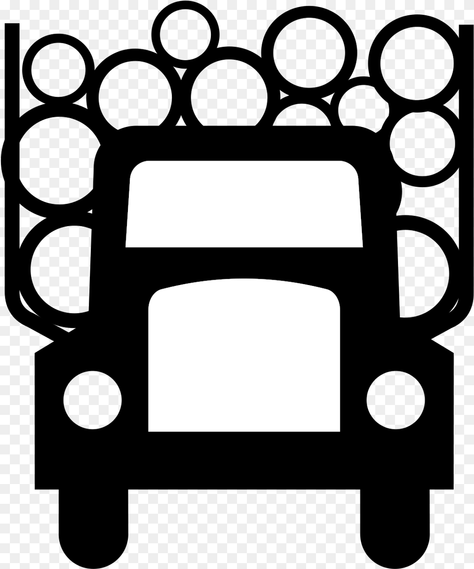 Logging Truck Symbol Or Sign Clip Arts Log Truck Clip Art, Lighting Free Transparent Png