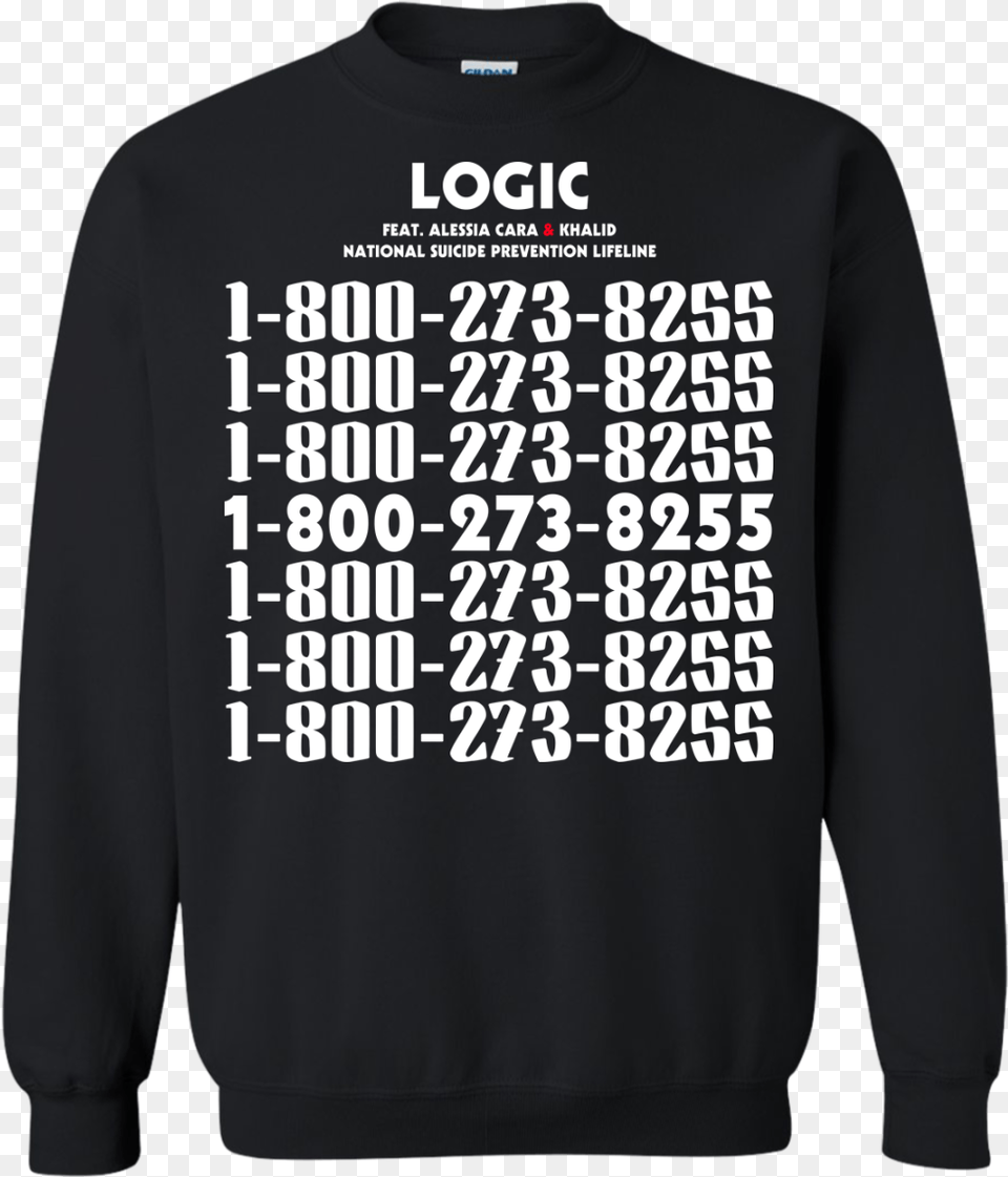 Logic T Shirt Hoodie Tank Sweater, Clothing, Knitwear, Long Sleeve, Sleeve Png Image
