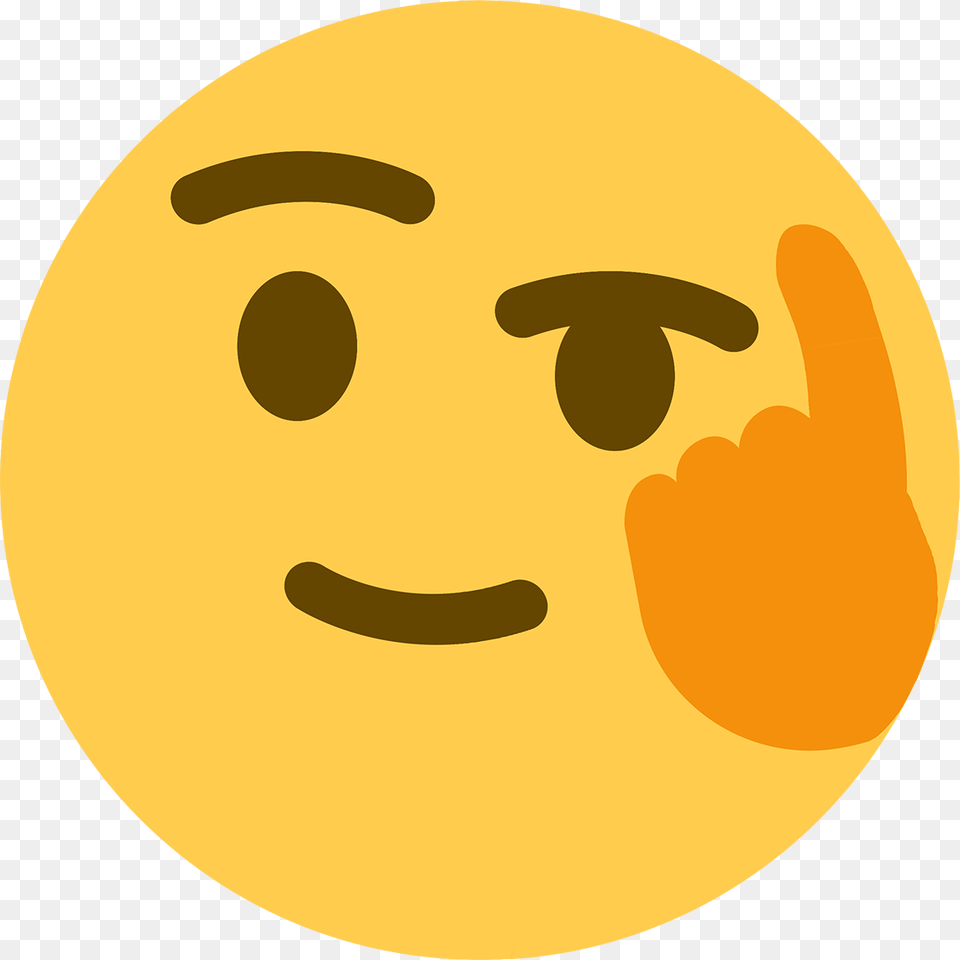 Logic Discord Emoji Thinking Emoji, Body Part, Finger, Hand, Person Free Png