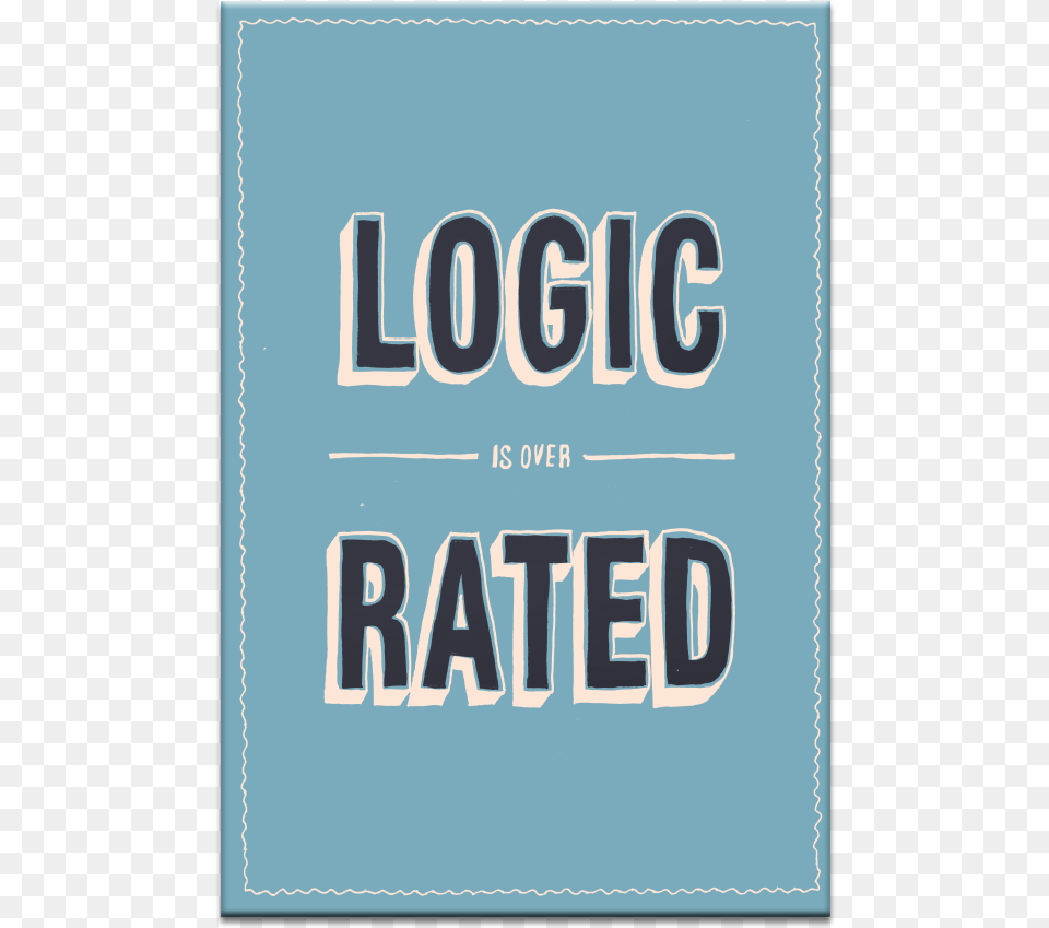 Logic Logic Canvas Print White Posters Prints Amp, Book, Publication, Text, Advertisement Free Png