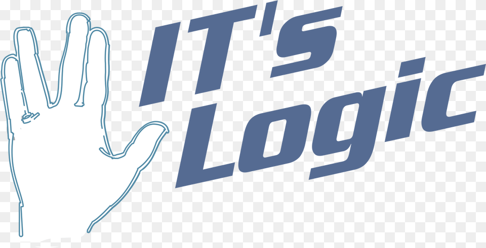 Logic Logo Transparent Its A Logic, Clothing, Glove, Body Part, Hand Png