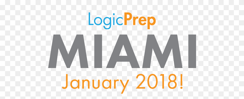 Logicprep Miami Coming January Logicprep Education, Logo, Text Png Image