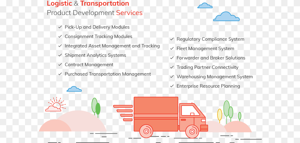 Logistic Amp Transportation Software Logistics And Transportation Analytics, Trailer Truck, Truck, Vehicle, Machine Free Png Download