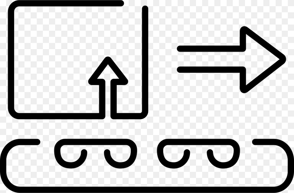 Logistics Package Transportation On Conveyor Band Comments Pedal Bici Missatgeria, Symbol, Sign, Gas Pump, Machine Free Transparent Png