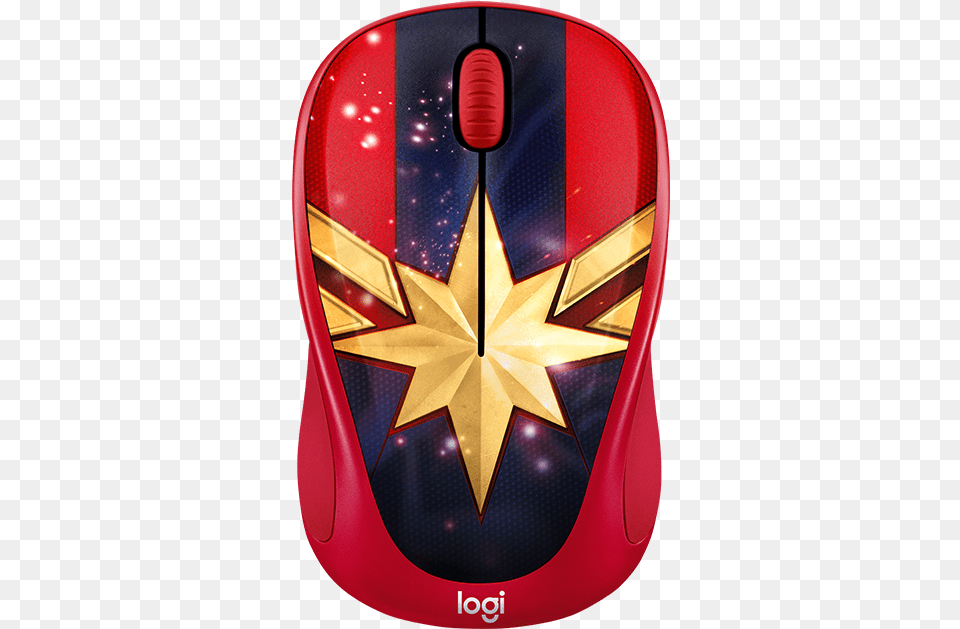 Logitech Captain Marvel Mouse, Computer Hardware, Electronics, Hardware Free Png Download