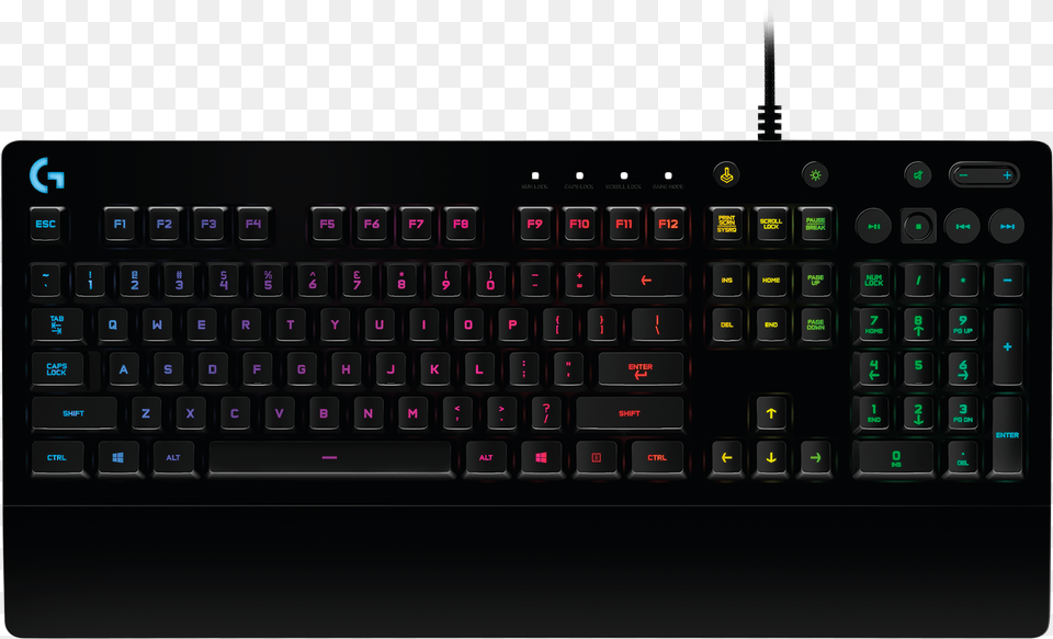 Logitech G213 Prodigy Gaming Keyboard, Computer, Computer Hardware, Computer Keyboard, Electronics Free Png