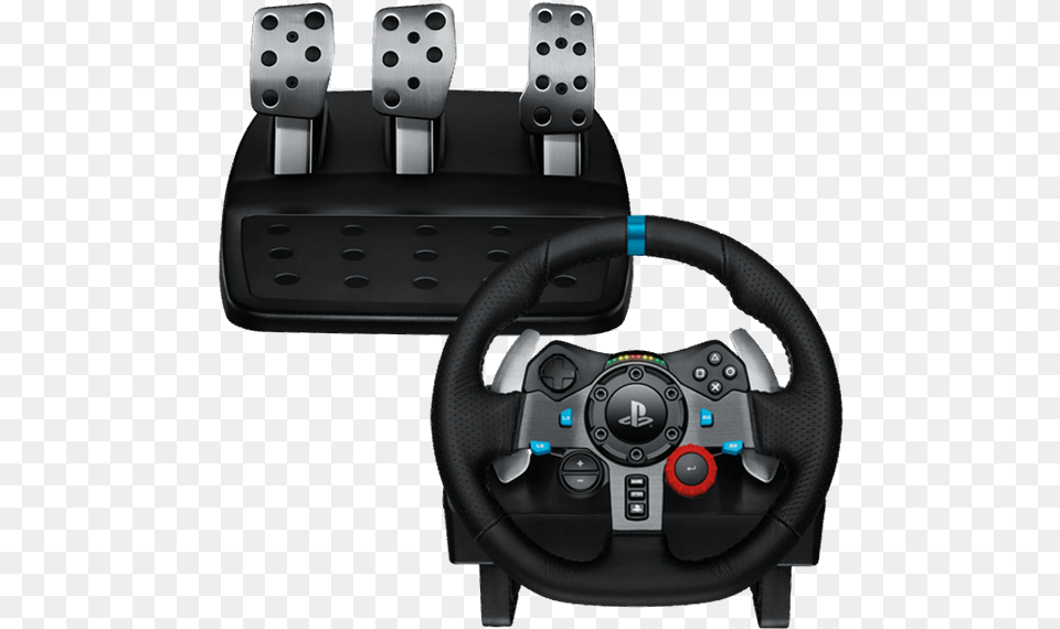 Logitech G29 Driving Force Steering Wheel Logitech, Machine, Car, Transportation, Vehicle Free Png Download