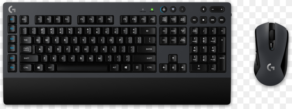 Logitech Game Mouse Keyboard Wireless, Computer, Computer Hardware, Computer Keyboard, Electronics Png Image