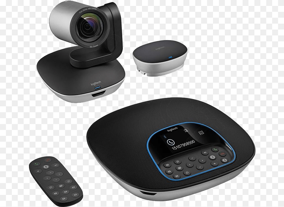Logitech Group Conference Camera Bundle With Speakerphone Logitech Skype Room System, Electronics, Remote Control Free Png