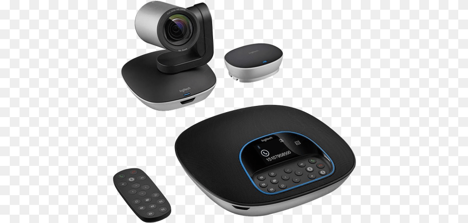Logitech Group Video Conferencing System Logitech Group, Electronics, Remote Control, Speaker, Camera Free Png Download