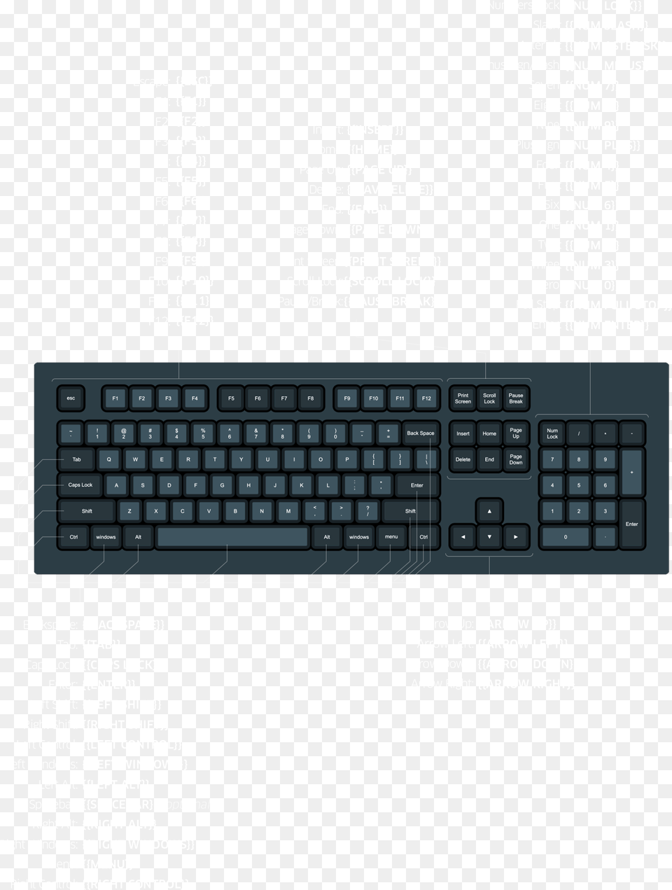 Logitech K350 Wave, Computer, Computer Hardware, Computer Keyboard, Electronics Free Png