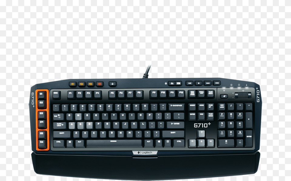 Logitech Mechanical Gaming G710 Wired Keyboard, Computer, Computer Hardware, Computer Keyboard, Electronics Free Png Download