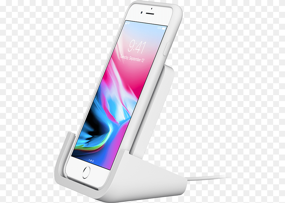 Logitech Powered Iphone Wireless Charging Stand Qi Certified Logitech Wireless Charger, Electronics, Mobile Phone, Phone Free Png
