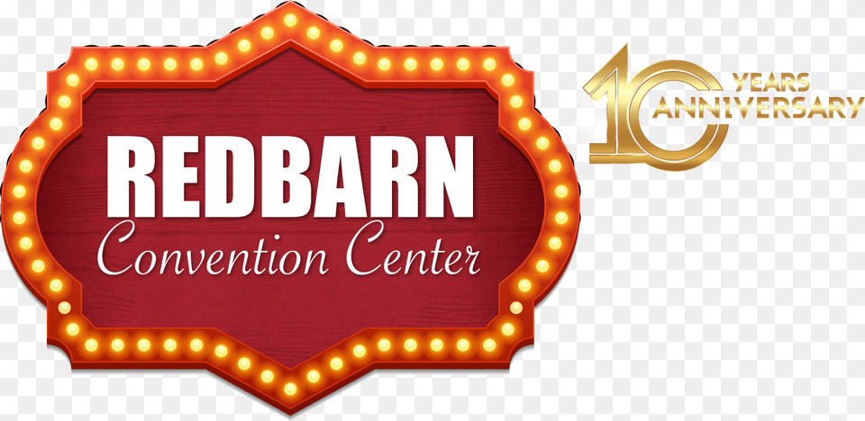 Logo 10years V2 Red Barn Convention Center Free Png Download