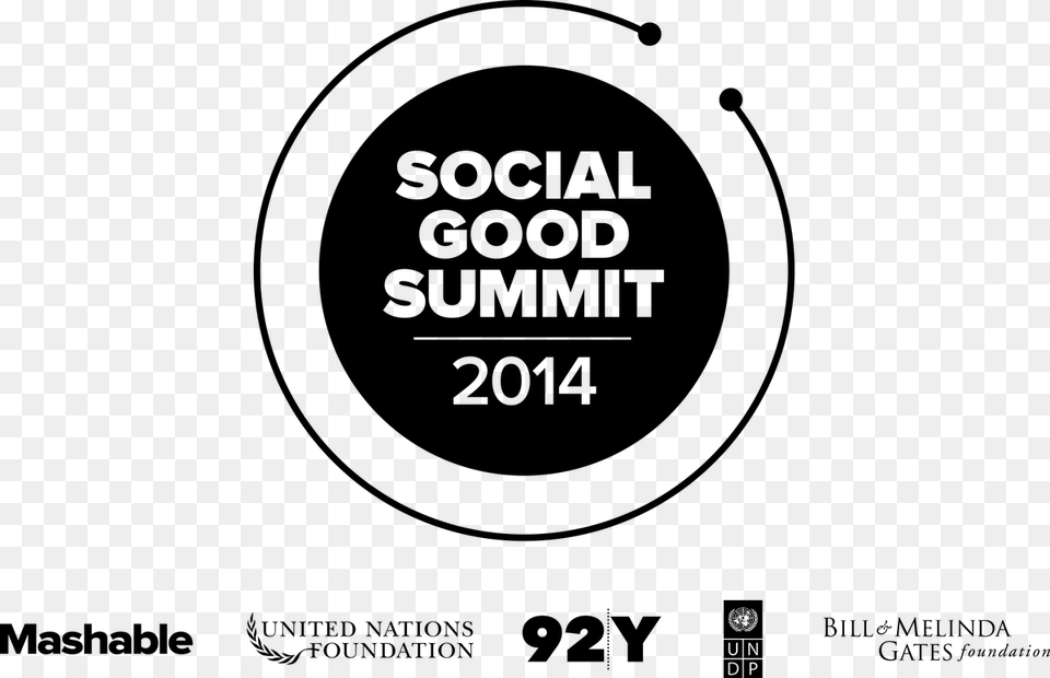 Logo 2013 B Mashable Social Good Summit Logo, Gray Png Image