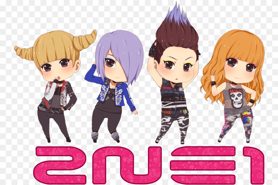 Logo 2ne1 I Am The Best Anime, Book, Comics, Publication, Baby Png