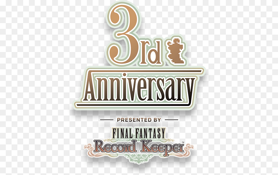 Logo 3rd Anniversary, Advertisement, Text Free Png Download