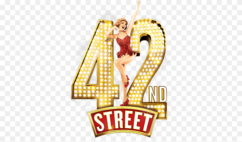 Logo 42nd Street Broadway, Adult, Female, Person, Woman Free Png Download