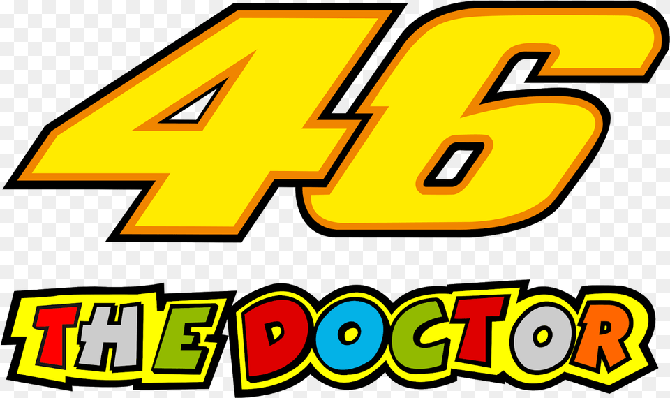 Logo 46 The Doctor Vector Cdr Amp Hd 46 The Doctor Sticker, Text, Number, Symbol Png Image