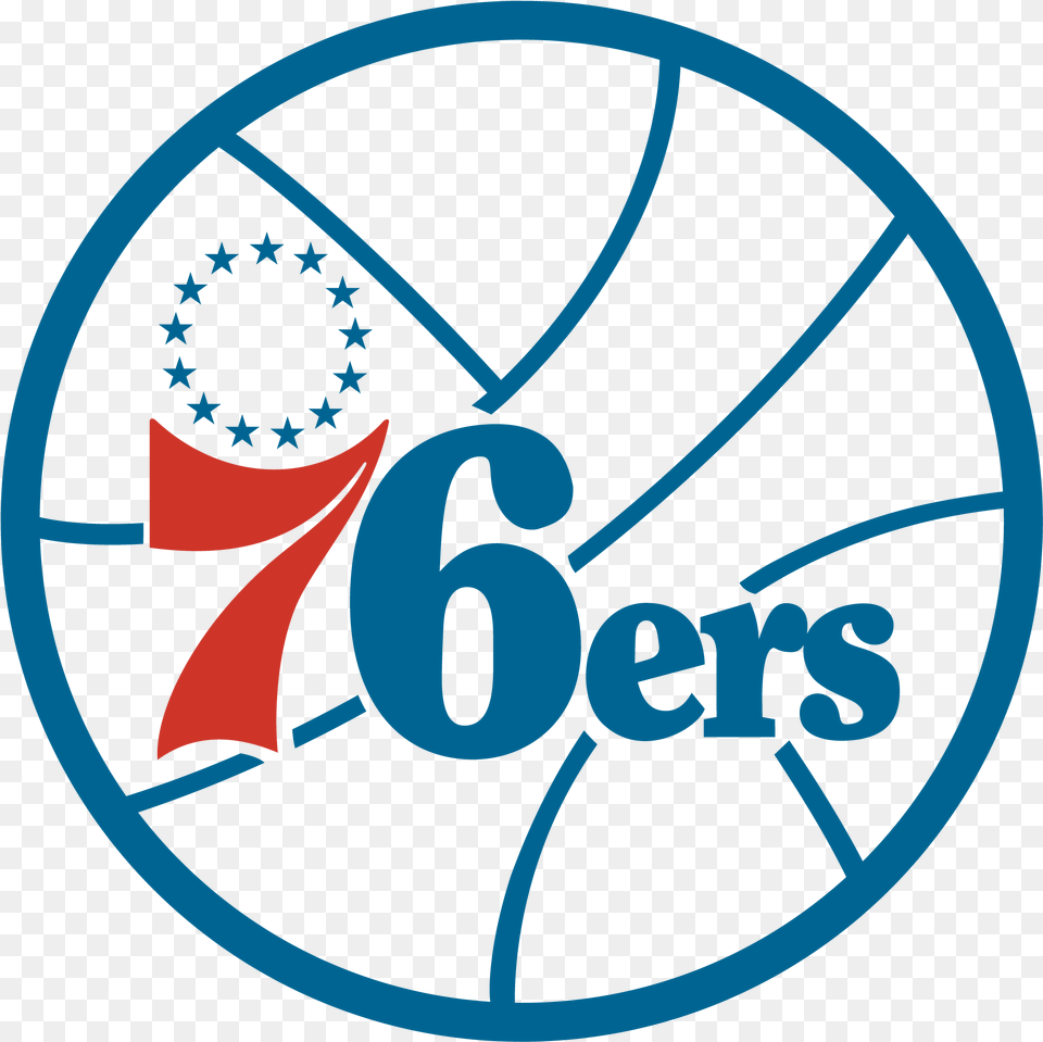 Logo 6 Image Philadelphia 76ers Logo, Text, Symbol, Number Free Png Download