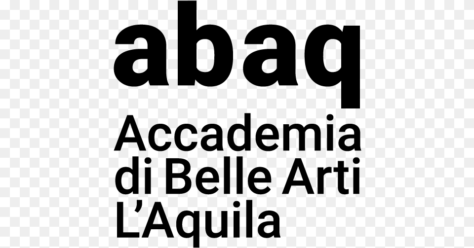 Logo Abaq Accademia Di Belle Arti L39aquila Accademia Di Belle Arti, Gray Free Png Download