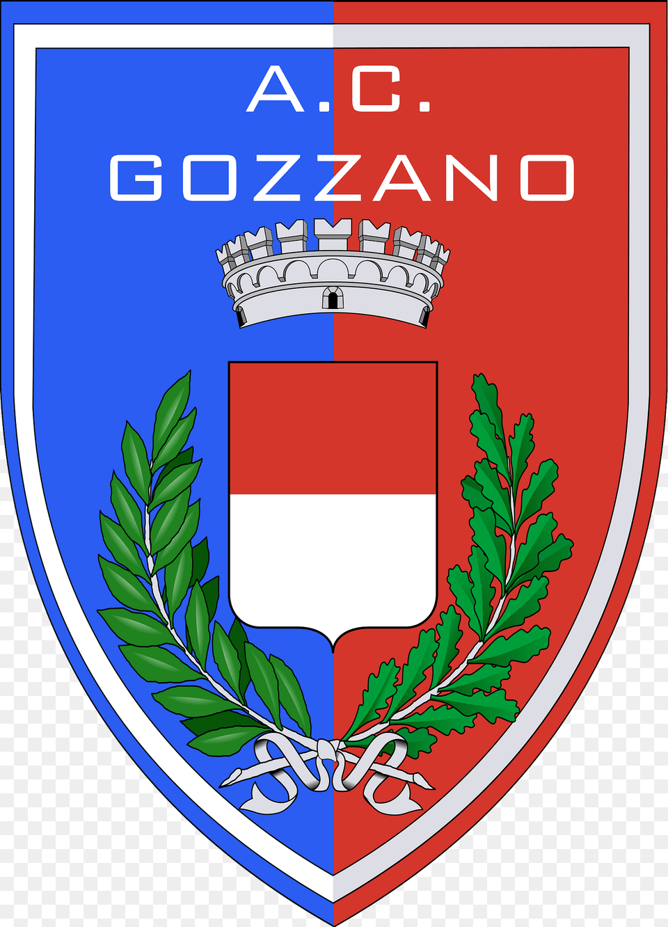 Logo Ac Gozzano Settembre 2018 Clipart, Emblem, Symbol, Armor Free Png