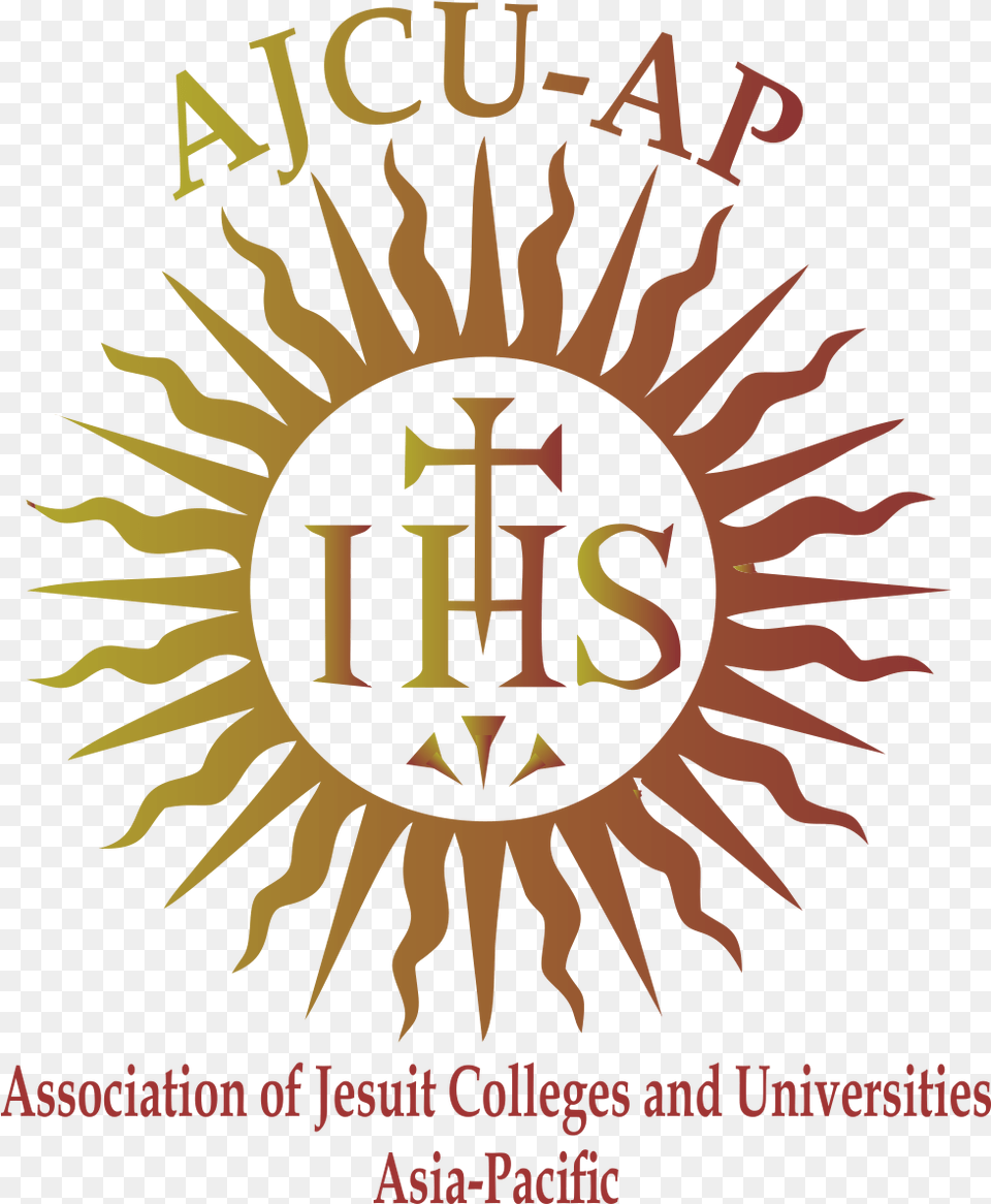 Logo Ajcu Warna Symbol Saint Ignatius Of Loyola, Advertisement, Book, Poster, Publication Free Png Download