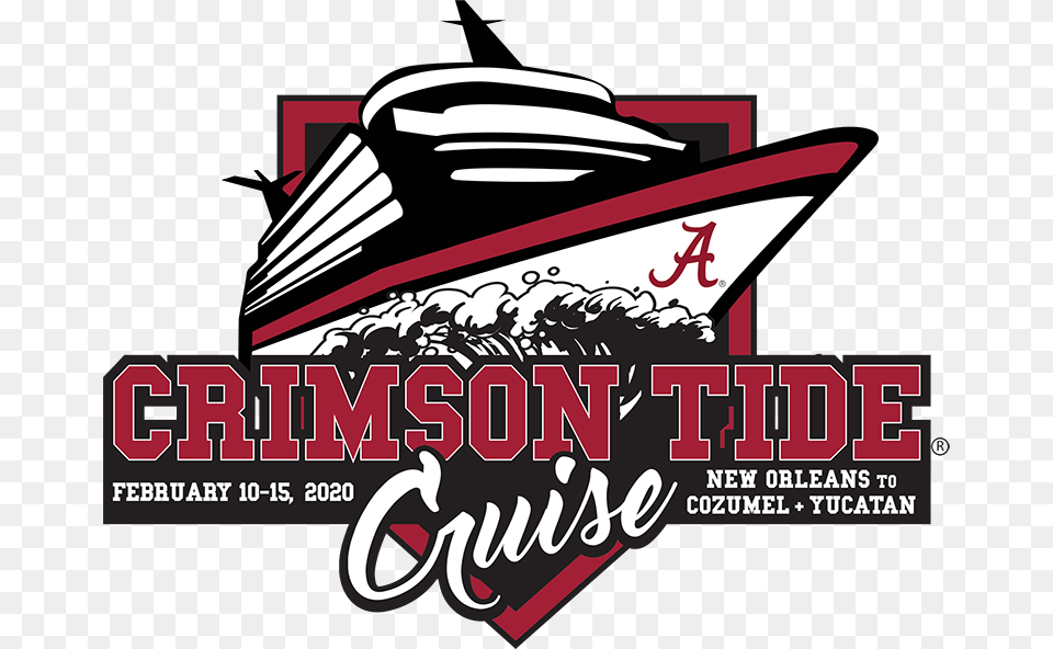 Logo Alabama Crimson Tide Cruise 2019, Advertisement, Clothing, Hat, Poster Free Png Download