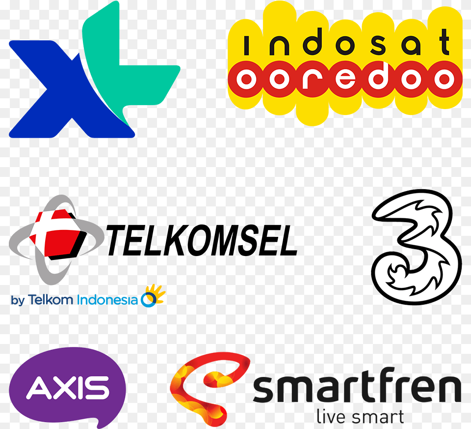 Logo All Operator Sim Card Help Indonesia Data Sim Card Works Immediately, Symbol, Text Png