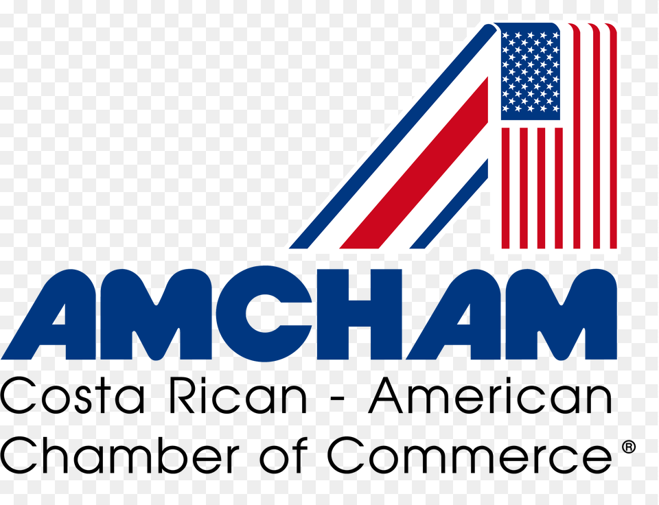 Logo Amcham Costa Rica, American Flag, Flag Free Transparent Png