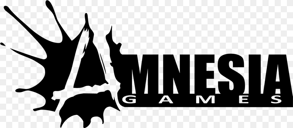 Logo Amnesia Download Amnesiagames, Gray Png Image