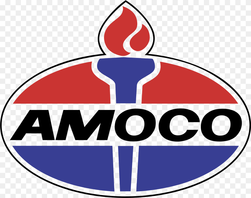 Logo Amoco Gas Station, Light, Torch Free Png