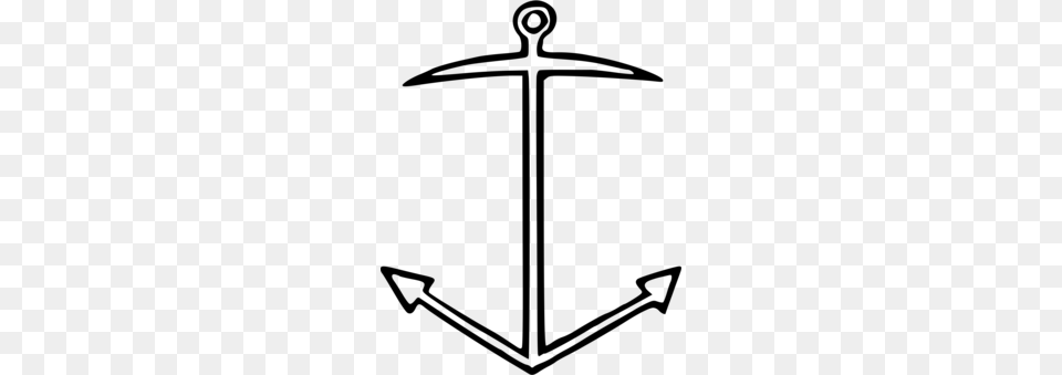 Logo Anchor Symbol Ship Port, Gray Png