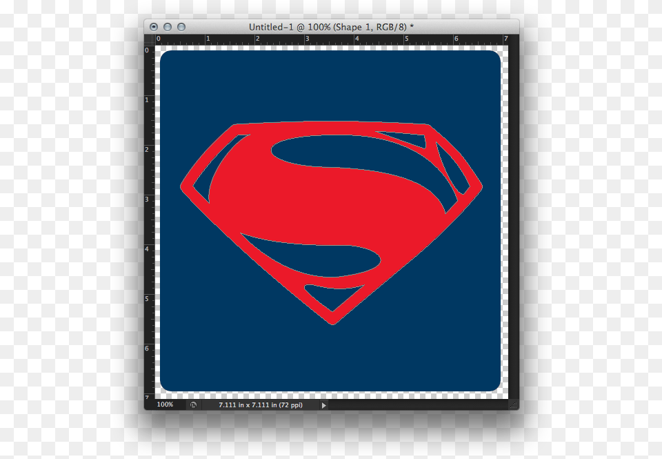 Logo And Rounded Rectangle Superman, Electronics, Screen Free Png