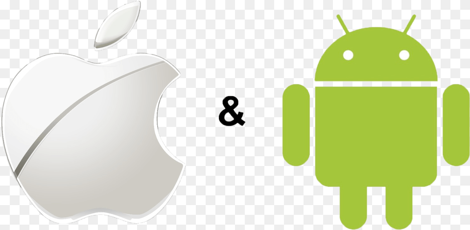 Logo Android Vs Apple Iphone Hq Android Ios Logo Vector, Adapter, Electronics, Leaf, Plant Free Transparent Png