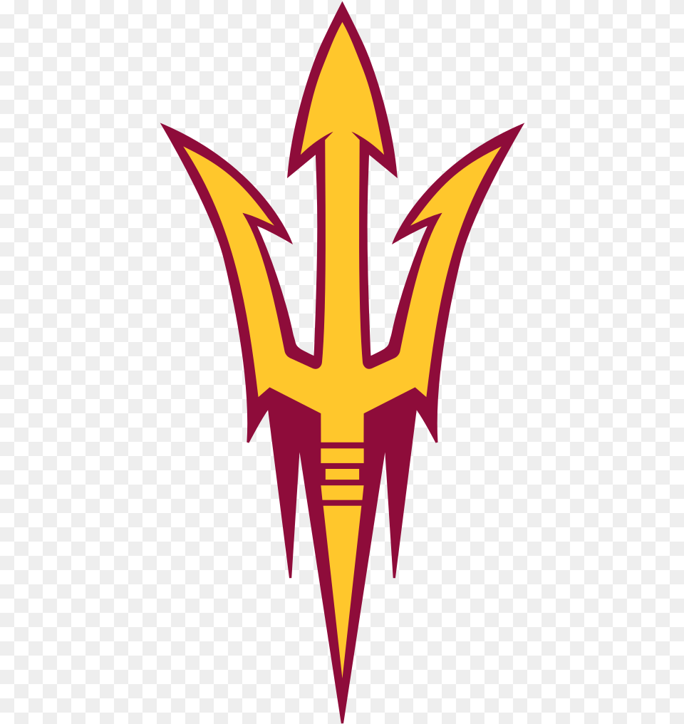 Logo Arizona State University, Weapon, Trident Free Png