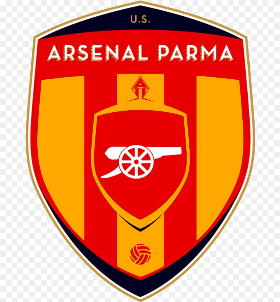 Logo Arsenal Logo Arsenal Calcio Parma, Armor, Shield, Road Sign, Sign Free Png Download