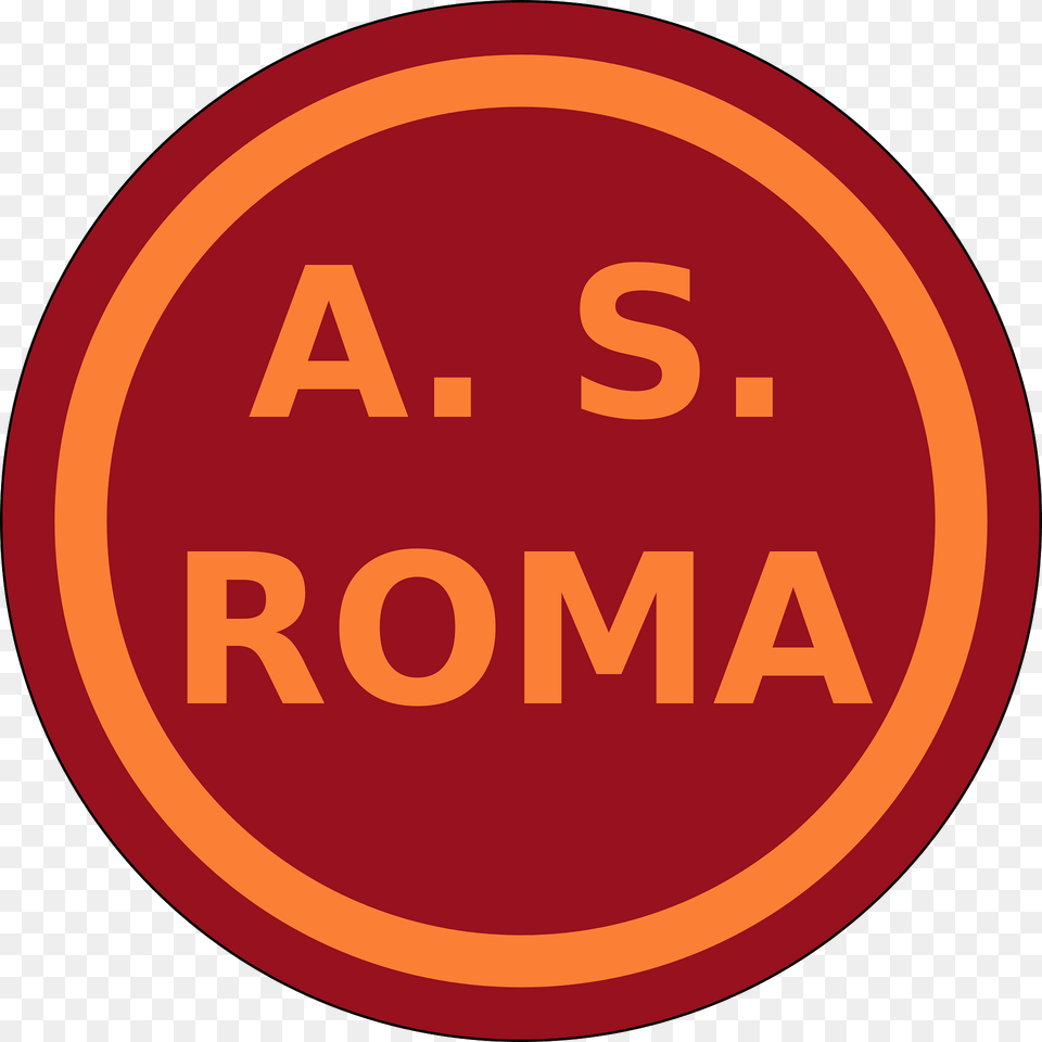 Logo As Roma 1960s Clipart, Sign, Symbol Free Transparent Png