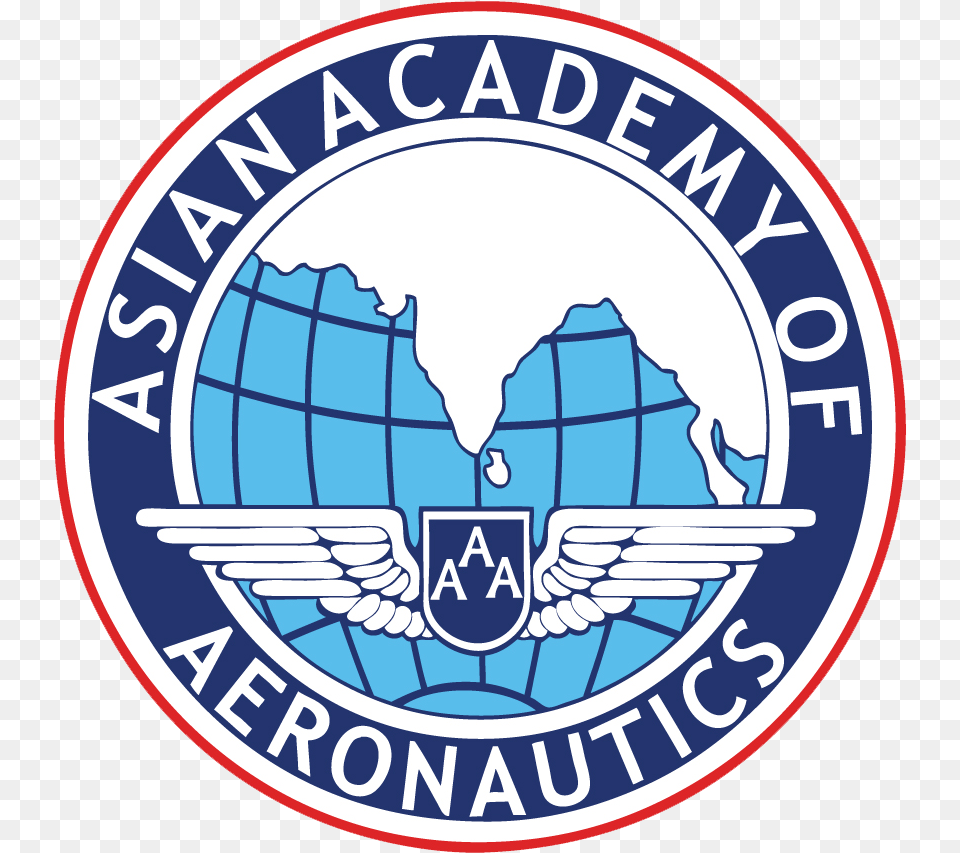 Logo Asian Academy Of Aeronautics, Emblem, Symbol, Badge, Animal Free Png Download