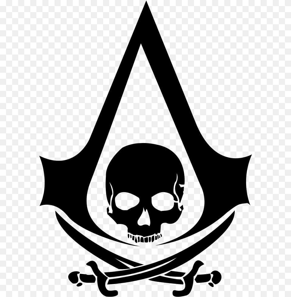 Logo Assassins Creed, Gray Png Image