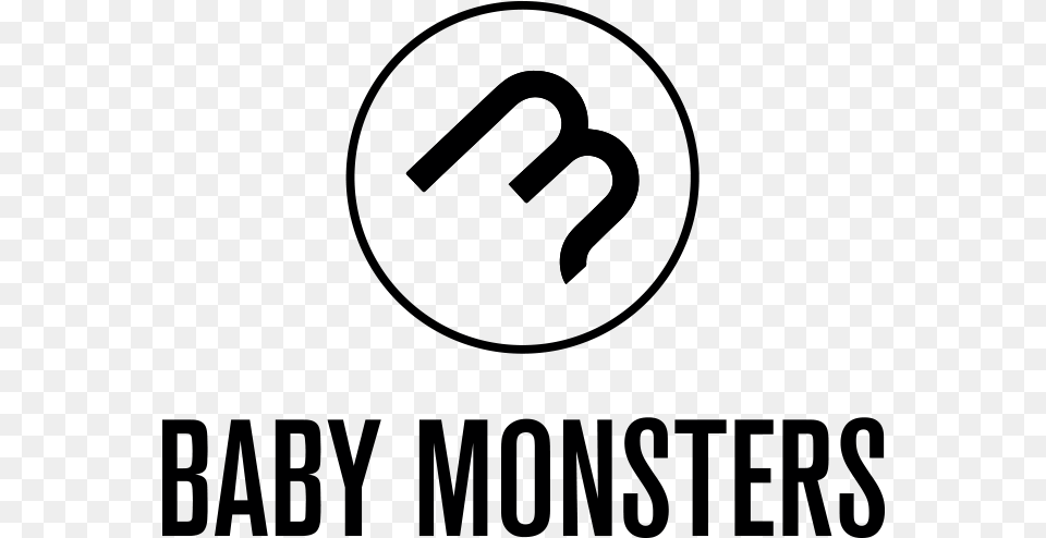 Logo Baby Monsters, Lighting, Gray Free Png Download