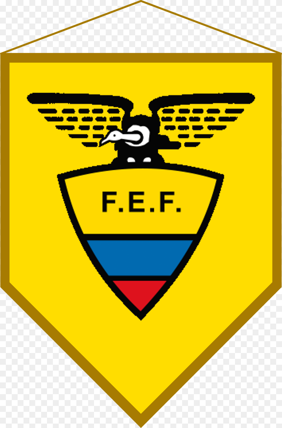 Logo Bandern Ecuador Ecuadorian Football Federation, Badge, Symbol, Animal, Bird Free Transparent Png