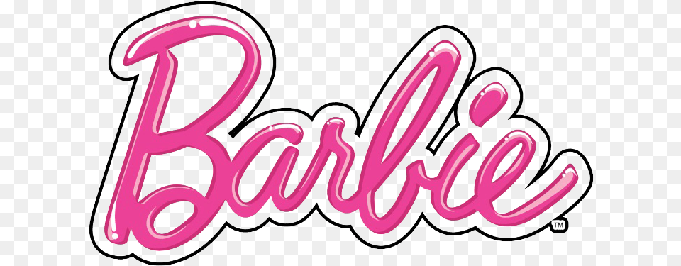 Logo Barbie 4 Image Barbie Logo, Light, Purple, Neon, Smoke Pipe Png