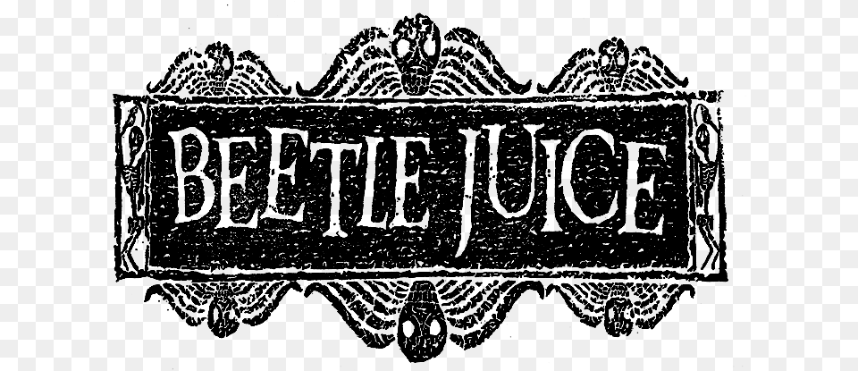 Logo Beetlejuice Logo Beetlejuice Images Beetlejuice Logo, Gray Png