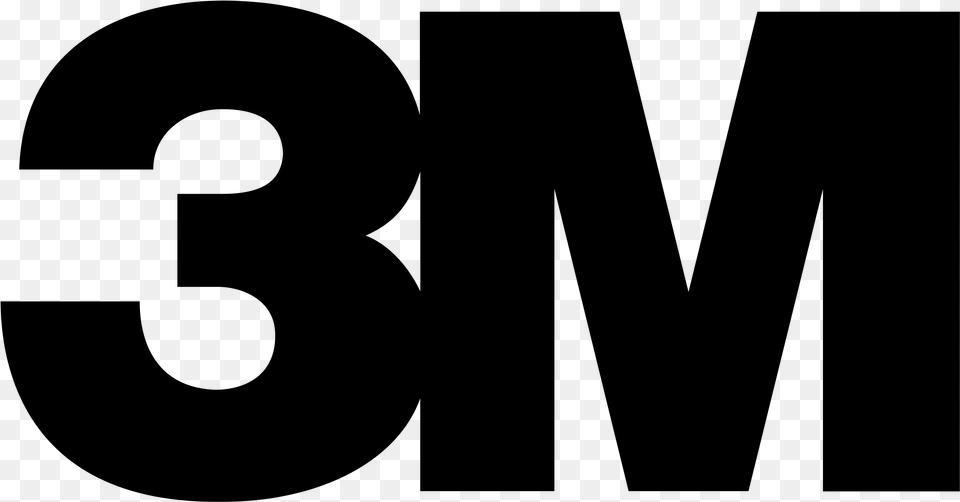 Logo Black And White 3m Automotive, Gray Free Png Download